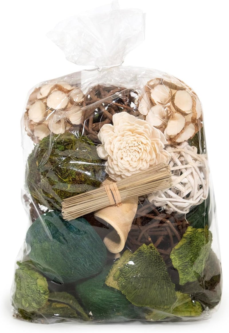 ANDALUCA Decorative Moss Balls Natural Bowl Filler Home Decor (Green Moss) - Image 2